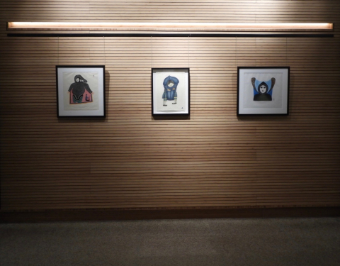 Inuit Prints in New Chancellor Day Hall