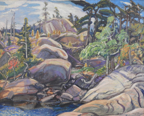 Arthur Lismer, Georgian Bay, 1931, oil on canvas. Gift of A. Sidney Dawes © 2019 Arthur Lismer Estate