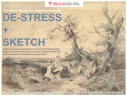 De-Stress + Sketch Poster