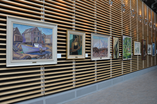 The paintings displayed in the Bellini Building
