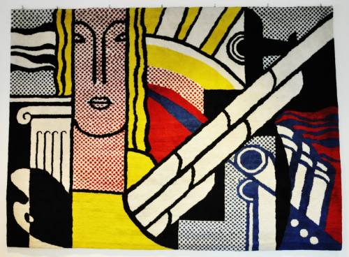 Roy Lichtenstein, Modern Tapestry, 1978, velours de laine. © Succession Roy Lichtenstein /SOCAN (2019)
