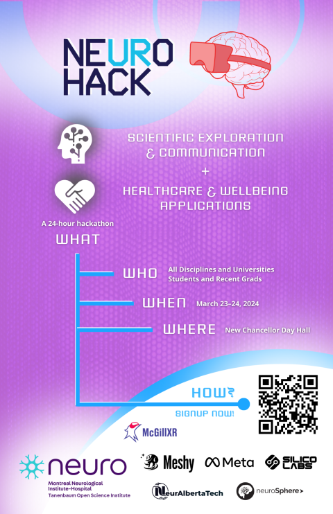 NeuroVR Hackathon poster