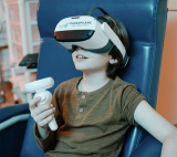 Child using VR
