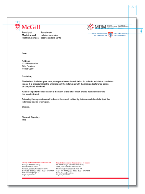 Letterhead with affiliate