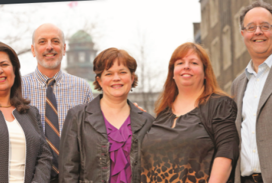 (L-R) Kathy Zendehbad, Normand Langue, Cara Piperni, Suzanne Boyd, Richard London.