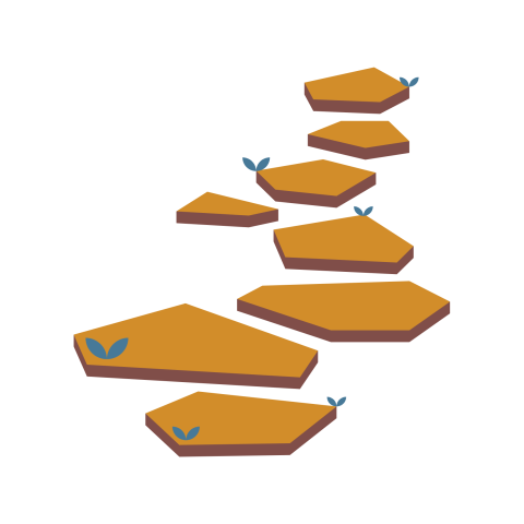 stepping stone path