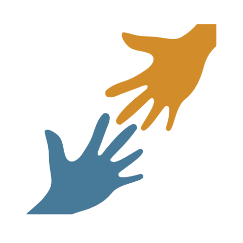 hands reaching out