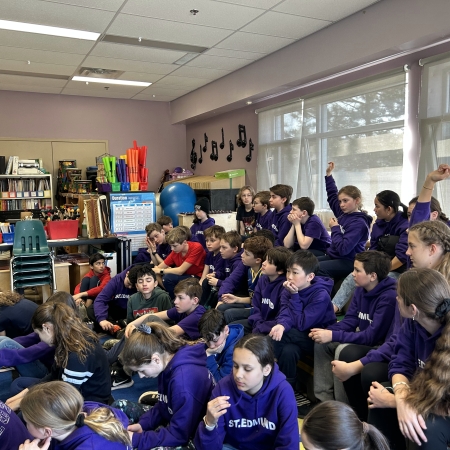 students sitting in the classroom