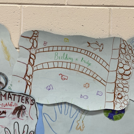 student art about making bridges