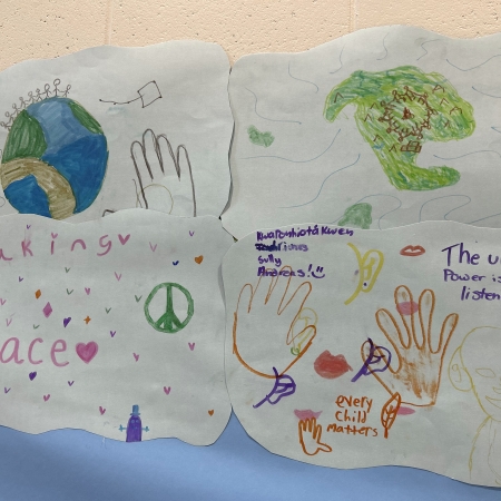 student art for making peace