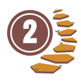 #2 with stepping stones