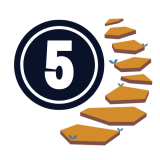 #5 with stepping stones
