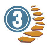 #3 with stepping stones