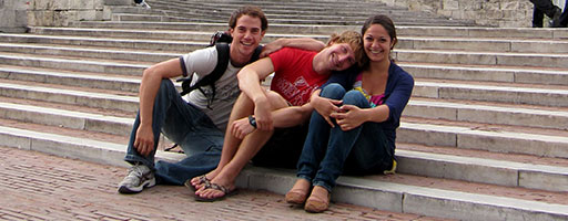 Students on exchange