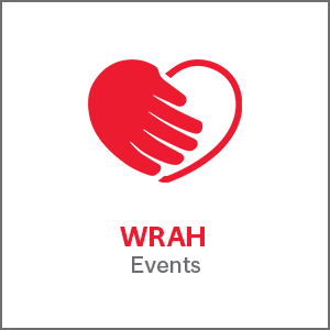 Image of heart logo and Events text